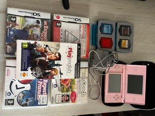 Nintendo DS Rosa + 4 Juegos