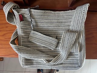 Bolsa de tela tejida de Nepal