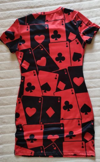 Vestito donna PokerStars carte da gioco