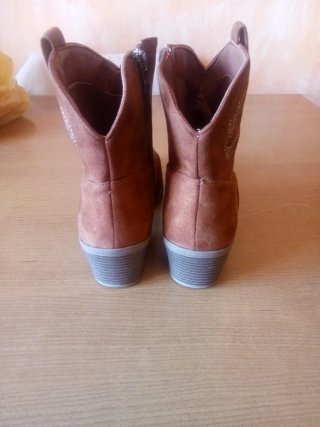 Botines Marrones Talla 41 Mujer