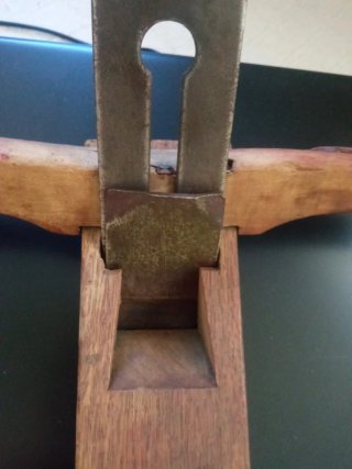 Cepillo carpintero antiguo madera