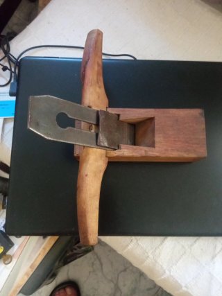Cepillo carpintero antiguo madera