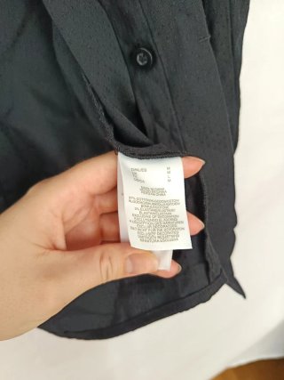 Camisa Negra Liz Claiborne Talla M