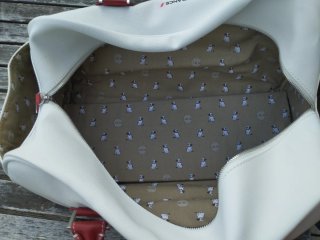 Bolso vintage Air France blanco