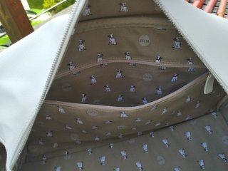 Bolso vintage Air France blanco