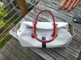 Bolso vintage Air France blanco