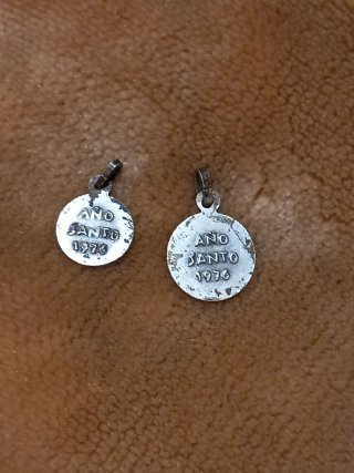 Lote 2 medallas Santiago Apóstol Año Santo 1976