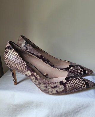 Zapatos Salón Zara Talla 38 Tacón 8cm