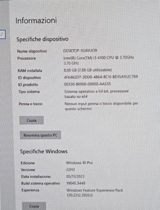 Fujitsu Desktop PC Nero/Rosso