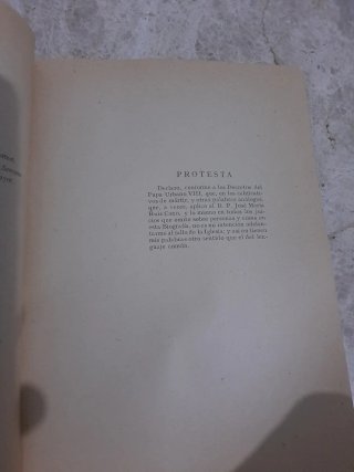 Folleto antiguo P. José M. Ruiz Mártir en Sigüenza