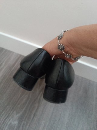Zapatos de salón negros talla 39