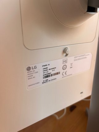 Monitor LG 27” 4K UHD IPS