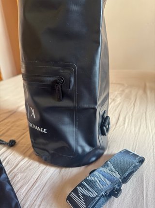 Mochila Armani Exchange Impermeable Negra