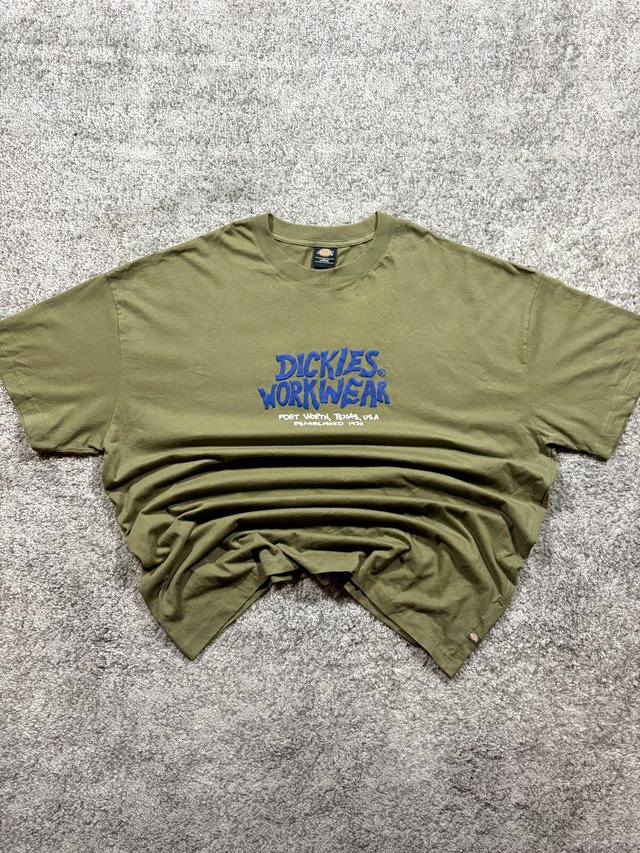 Dickies Workwear camiseta olive bordada XL