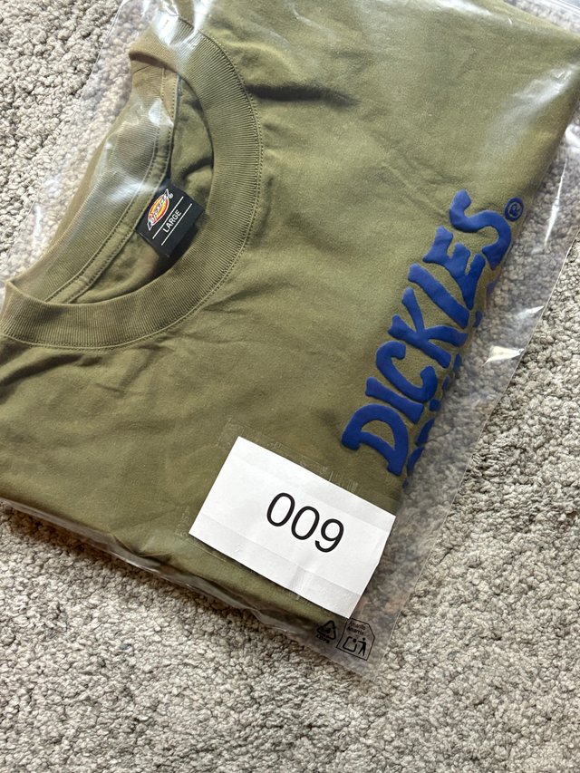 Dickies Workwear camiseta olive bordada XL