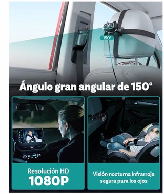 Ottocast Cámara Trasera CarPlay Inalámbrica