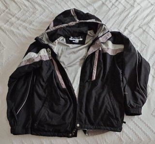 Chaqueta Columbia Negra y Gris