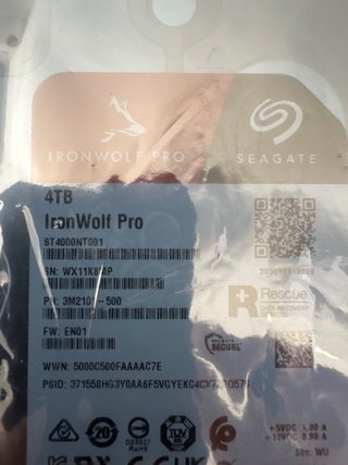 Disco Duro Seagate IronWolf Pro 4TB Precintado