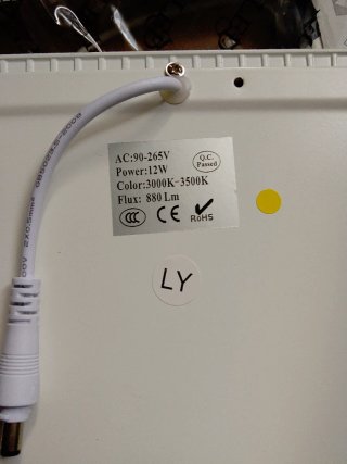 8x Pannelli LED rotondi e quadrati