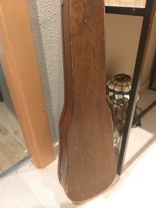 Funda Antigua Violín Madera Noble