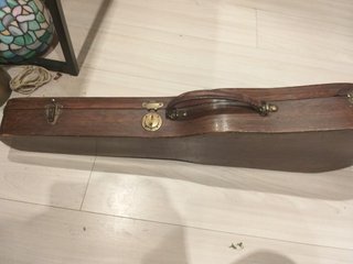Funda Antigua Violín Madera Noble