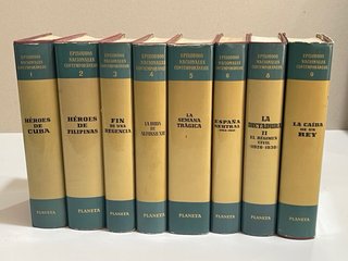 8 Libros Episodios Nacionales Contemporáneos