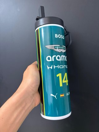 Termo Aston Martin fernando Alonso nuevo gym