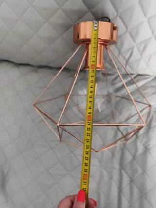 Lámpara de techo moderna dorada