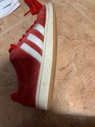 Adidas Campus 00 Rojo Caja y Cordones Extra