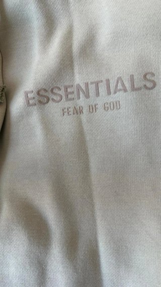 Pantalones Essentials Beige/Verde