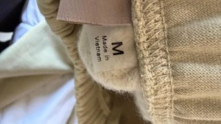 Pantalones Essentials Beige/Verde