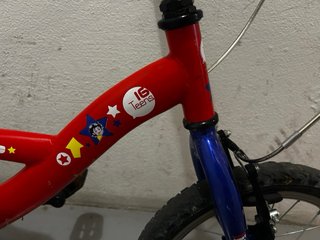 Bicicleta Infantil 16” Roja