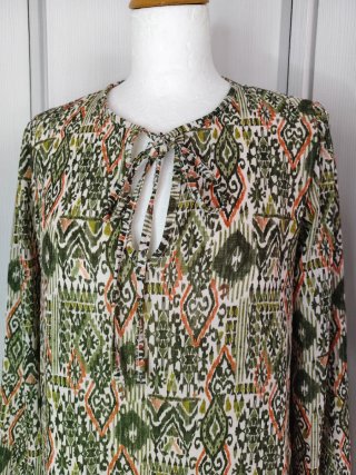 Vestido estampado fluido talla S
