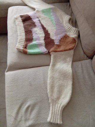 Jersey de invierno multicolor