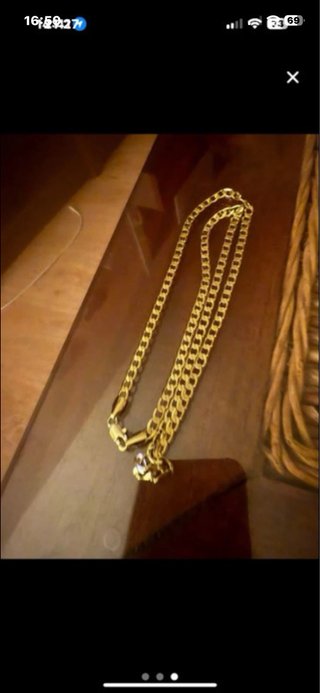 Catena Oro Laminato 14k