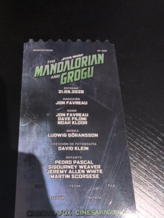Megaentrada Star Wars The Mandalorian y Grogu