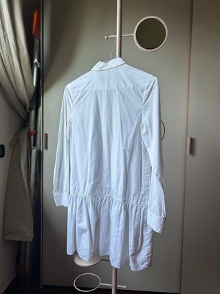 Abito camicione Bershka bianco