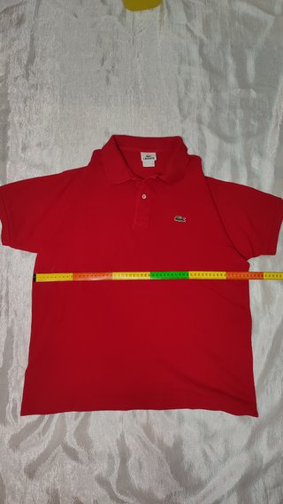 Polo Lacoste Rojo Cherry Talla XL Vintage Premium