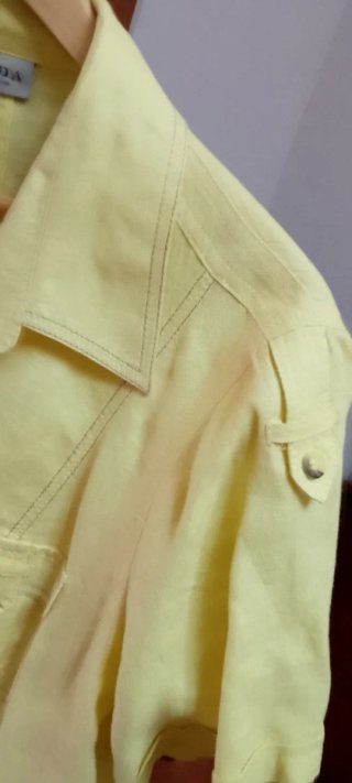 Camisa CANDA amarilla manga corta