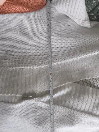 Chaqueta blanca de algodón