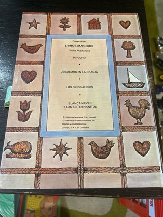 Libro Pinocho un libro mágico