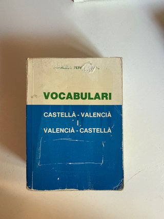 Diccionario valenciano