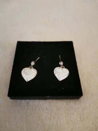 Pendientes Corazón Chapados en Oro