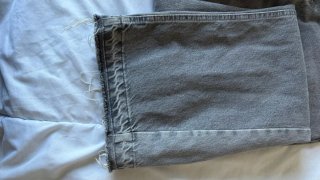 Pantalones Zara Flare Grises