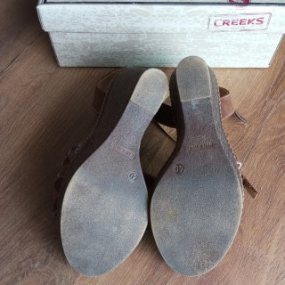 Cuñas Creeks Mujer Talla 40 Marrón Multicolor