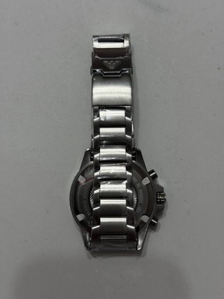 Orologio Emporio Armani Uomo Nero Argento