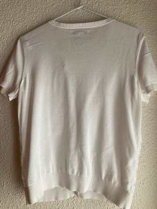 Blusa Liz Claiborne Algodón Blanca Talla S-M