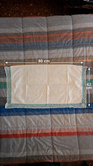 Completo Lenzuola Vintage Ricamo Uncinetto