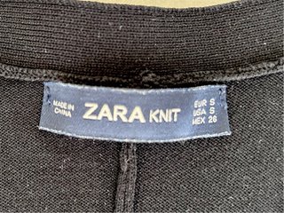 Mono de Punto Zara Negro Talla S