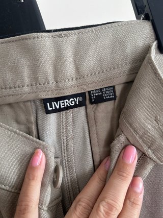 Pantalones cargo beige/gris